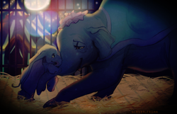 Size: 2000x1290 | Tagged: safe, artist:scribblerian, dumbo (character), mrs. jumbo (dumbo), elephant, mammal, feral, disney, dumbo (film), duo, female, male, mother, mother and child, mother and son, son