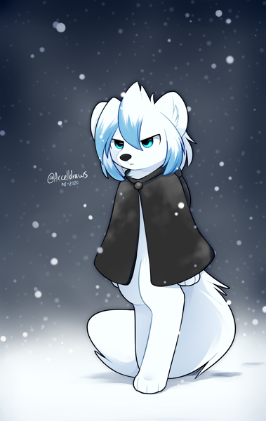 Anthro Arctic Fox Friends Of Anthrocon: Sheryl — Weasyl