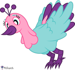 Size: 4286x4000 | Tagged: safe, artist:radomila radon, oc, oc only, oc:erika erbium, bird, galliform, peafowl, feral, series:the periodic lives, klara viskova, .svg available, absurd resolution, feathered wings, feathers, female, flying, simple background, solo, solo female, style emulation, tail, transparent background, vector, wings
