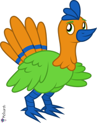 Size: 4000x5065 | Tagged: safe, artist:radomila radon, oc, oc only, oc:terrill terbium, bird, galliform, peafowl, feral, series:the periodic lives, klara viskova, .svg available, absurd resolution, feathered wings, feathers, looking up, male, simple background, solo, solo male, style emulation, tail, transparent background, vector, wings
