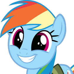 Size: 8052x8007 | Tagged: dead source, safe, artist:pink1ejack, rainbow dash (mlp), equine, fictional species, mammal, pegasus, pony, feral, friendship is magic, hasbro, my little pony, 2016, absurd resolution, cute, female, on model, simple background, smiling, solo, solo female, transparent background, vector