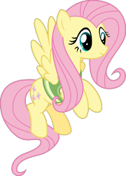 Size: 6998x9728 | Tagged: dead source, safe, artist:pink1ejack, fluttershy (mlp), equine, fictional species, mammal, pegasus, pony, feral, friendship is magic, hasbro, my little pony, 2016, absurd resolution, clothes, cute, feathered wings, feathers, female, flying, inkscape, mare, on model, simple background, solo, solo female, tail, transparent background, vector, wings