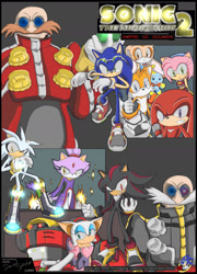 Size: 1259x1753 | Tagged: safe, artist:dan123, amy rose (sonic), blaze the cat (sonic), cheese (sonic), cream the rabbit (sonic), doctor eggman (sonic), doctor eggman nega (sonic), e-123 omega (sonic), knuckles the echidna (sonic), miles "tails" prower (sonic), rouge the bat (sonic), shadow the hedgehog (sonic), silver the hedgehog (sonic), sonic the hedgehog (sonic), bat, canine, cat, chao, echidna, feline, fictional species, fox, hedgehog, human, lagomorph, mammal, monotreme, rabbit, red fox, robot, anthro, humanoid, plantigrade anthro, semi-anthro, sega, sonic the hedgehog (series), 2007, amber eyes, blue eyes, cyan eyes, dipstick tail, female, fluff, green eyes, group, large group, male, multiple tails, no pupils, orange tail, purple eyes, quills, red eyes, red tail, tail, tail fluff, teal eyes, two tails, white tail, yellow eyes