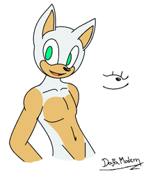 Size: 643x767 | Tagged: safe, artist:dajamodernthehedgie, oc, oc only, ambiguous species, anthro, sega, sonic the hedgehog (series), 2012, base, free base, green eyes, male, solo, solo male