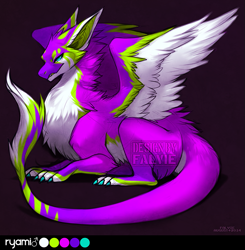 Size: 785x800 | Tagged: safe, artist:falvie, dragon, fictional species, furred dragon, feral, ambiguous gender, feathered wings, feathers, simple background, solo, solo ambiguous, wings
