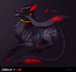 Size: 770x735 | Tagged: safe, artist:falvie, dragon, fictional species, furred dragon, feral, paw pads, paws, simple background, solo, underpaw