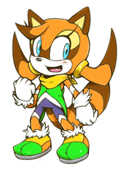 Size: 350x475 | Tagged: safe, artist:cylent-nite, marine the raccoon (sonic), mammal, procyonid, raccoon, anthro, sega, sonic rush adventure, sonic the hedgehog (series), 2014, cyan eyes, female, low res, makeover, simple background, solo, solo female, transparent background, white outline