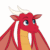 Size: 500x500 | Tagged: safe, artist:tuwka, dragon, fictional species, western dragon, feral, 2d, 2d animation, ambiguous gender, animated, cute, frame by frame, front view, gif, looking at you, low res, red body, shy, simple background, solo, solo ambiguous, three-quarter view, tongue, tongue out, white background