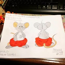 Size: 350x350 | Tagged: safe, artist:the lone rodent, oc, oc:mouse (tlr), animate object, living plushie, mammal, rodent, semi-anthro, 2d, character sheet, irl, low res, male, partial nudity, photo, photographed artwork, plushie, solo, solo male, topless, traditional art