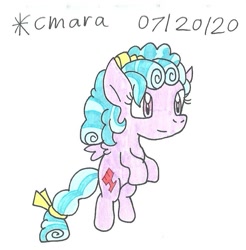Size: 821x833 | Tagged: safe, artist:cmara, cozy glow (mlp), equine, fictional species, mammal, pegasus, pony, feral, friendship is magic, hasbro, my little pony, bow, cute, female, filly, flying, foal, hair bow, simple background, solo, solo female, traditional art, white background, young