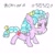 Size: 788x789 | Tagged: safe, artist:cmara, cozy glow (mlp), equine, fictional species, mammal, pegasus, pony, feral, friendship is magic, hasbro, my little pony, badass, bow, cute, female, filly, foal, freckles, grin, mane bow, smiling, solo, solo female, tail, tail bow, traditional art, young