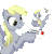 Size: 200x200 | Tagged: safe, artist:don-ko, derpy hooves (mlp), equine, fictional species, mammal, pegasus, pony, feral, friendship is magic, hasbro, my little pony, 1:1, 2012, adorawat, animated, cross-eyed, cute, droste effect, envelope, female, gif, history, holding, hoof hold, hooves, inception, infinite loop, loop, low res, mail, mare, multeity, recursion, self paradox, silly, simple background, smiling, solo, solo female, spread wings, tail, transparent background, wat, wings