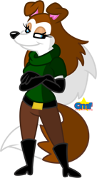 Size: 600x1100 | Tagged: safe, artist:tiny-toons-fan, colleen (road rovers), canine, collie, dog, mammal, anthro, plantigrade anthro, road rovers, warner brothers, boots, clothes, female, footwear, high heel boots, high heels, shoes, solo, solo female