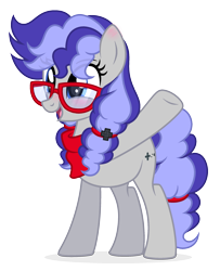 Size: 1965x2416 | Tagged: safe, artist:lazuli0209, artist:rioshi, artist:starshade, oc, oc only, oc:cinnabyte, earth pony, equine, fictional species, mammal, pony, feral, hasbro, my little pony, adorkable, bandanna, clothes, cute, dork, female, gamer, glasses, hair, mare, pigtails, simple background, solo, solo female, transparent background, vector, waving