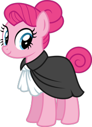 Size: 4000x5562 | Tagged: safe, artist:radomila radon, pinkie pie (mlp), earth pony, equine, fictional species, mammal, pony, feral, friendship is magic, gameloft, hasbro, idw, idw my little pony, my little pony, .svg available, absurd resolution, alternate hairstyle, female, hair, inkscape, looking at you, mare, on model, simple background, solo, solo female, transparent background, vector