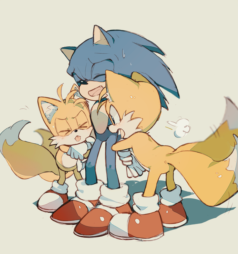 ...orange tail, quills, self paradox, selfcest, shipping, sontails (sonic)....