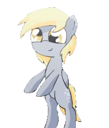 Size: 552x644 | Tagged: safe, artist:alfa995, derpy hooves (mlp), equine, fictional species, mammal, pegasus, pony, feral, friendship is magic, hasbro, my little pony, youtube, 2d, 2d animation, :3, animated, anime style, bipedal, cute, dancing, eyes closed, female, frame by frame, gif, loop, nyan, nyan nyan dance, open mouth, parody, simple background, smiling, solo, solo female, transparent background, youtube link