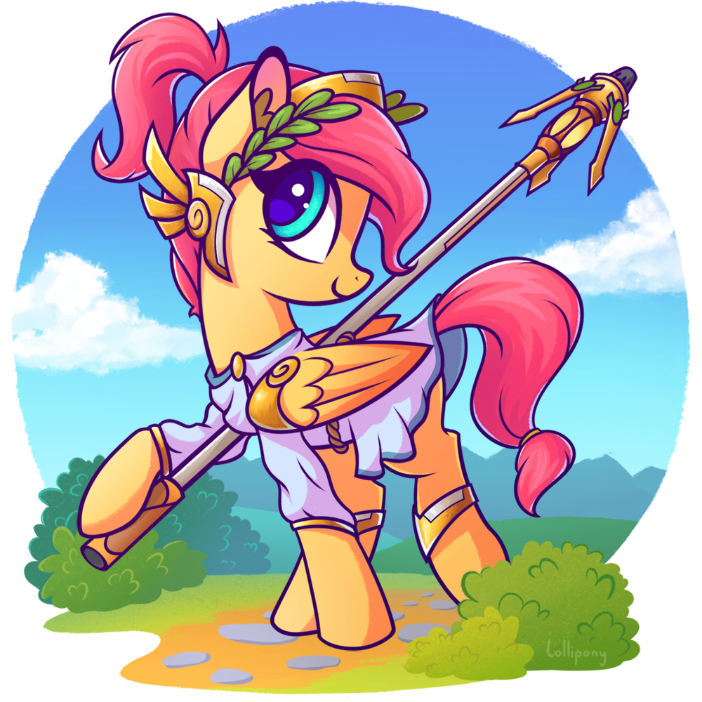 Mercy Mlp #57957 - safe, artist:lollipony, fluttershy (mlp), mercy (overwatch ...