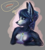 Size: 892x1000 | Tagged: safe, artist:bleakley, krystal (star fox), canine, fox, mammal, anthro, nintendo, star fox, breasts, daydream, ear piercing, earring, featureless breasts, female, food, gray background, head jewelry, hot dog, jewelry, necklace, nudity, piercing, simple background, sparkles, thought bubble, vixen