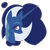 Size: 2000x2000 | Tagged: safe, artist:bismark, princess luna (mlp), alicorn, equine, fictional species, mammal, pony, feral, friendship is magic, hasbro, my little pony, 2, bust, cutie mark, female, fur, gray eyes, hair, high res, horn, mane, simple background, sketch, solo, solo female, transparent background, watermark