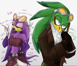 Size: 1125x962 | Tagged: safe, artist:thethirdpestilence, jet the hawk (sonic), wave the swallow (sonic), bird, bird of prey, hawk, songbird, swallow, anthro, sega, sonic riders, sonic the hedgehog (series), 2020, belly button, clothes, crop top, duo, female, male, midriff, topwear