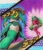 Size: 1024x1199 | Tagged: safe, artist:villaineee, animate plant, fictional species, lilligant, tsareena, anthro, jojo's bizarre adventure, nintendo, pokémon, 2016, abstract background, belly button, butt, clothes, crossover, duo, featureless breasts, female, meme, traditional art, walking, ゴゴゴ