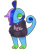 Size: 802x1006 | Tagged: dead source, safe, artist:oyobkcuf, chameleon, drizzile, fictional species, lizard, reptile, anthro, my chemical romance, nintendo, pokémon, ambiguous gender, clothes, curled tail, digital art, emo, hands in pockets, hoodie, lidded eyes, sad, simple background, solo, solo ambiguous, starter pokémon, tail, topwear, transparent background