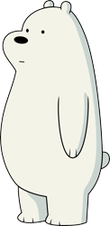 Size: 4009x8192 | Tagged: safe, artist:djdavid98, ice bear (we bare bears), bear, mammal, polar bear, semi-anthro, cartoon network, we bare bears, .ai available, .svg available, 2015, absurd resolution, bipedal, male, on model, phone, short tail, simple background, solo, solo male, standing, tail, transparent background, vector