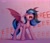 Size: 3000x2565 | Tagged: character needed, oc needed, safe, artist:setharu, oc, oc only, bat pony, equine, fictional species, mammal, pony, feral, friendship is magic, hasbro, my little pony, 2020, abstract background, bat wings, chest fluff, cutie mark, digital art, ear fluff, eeee, eyes closed, fangs, female, floppy ears, fluff, folded ears, gradient background, high res, hooves, leg fluff, mare, open mouth, reeee, screaming, skree, solo, solo female, tail, tongue, webbed wings, wings