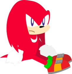 Size: 256x263 | Tagged: safe, artist:lightningbolt, furbooru exclusive, knuckles the echidna (sonic), echidna, mammal, monotreme, anthro, sega, sonic the hedgehog (series), .svg available, 2020, chibi, clothes, digital art, frowning, fur, gloves, lineless, low res, male, purple eyes, quills, red fur, red tail, shoes, simple background, sitting, smiling, solo, solo male, svg, tail, transparent background, vector