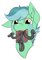 Size: 496x707 | Tagged: safe, artist:spamjamz, oc, oc only, oc:zuthal, oc:zuthal (tatzlpony), equine, fictional species, mammal, pony, tatzlpony, ambiguous form, friendship is magic, hasbro, my little pony, 2019, bust, ear fluff, fluff, looking at you, male, mawshot, multiple tongues, nostrils, open mouth, pointing, portrait, signature, simple background, solo, solo male, tentacle tongue, tentacles, tongue, tongue out, transparent background, white outline, wide eyes