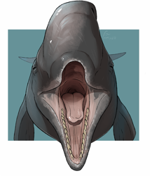 Size: 1027x1198 | Tagged: suggestive, artist:imperatorcaesar, cetacean, mammal, sperm whale, whale, feral, lifelike feral, bust, mawshot, non-sapient, open mouth, realistic, solo