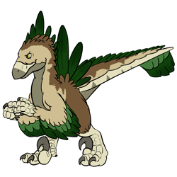 Size: 1325x1325 | Tagged: safe, artist:doesnotexist, furbooru exclusive, oc, oc only, oc:lacertius (doesnotexist), dinosaur, feathered dinosaur, raptor, theropod, utahraptor, feral, 1:1, 2020, claws, feathers, male, simple background, solo, solo male, tail, transparent background, white outline