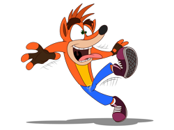 Size: 2732x2048 | Tagged: safe, artist:kylestudios, crash bandicoot (crash bandicoot), bandicoot, mammal, marsupial, anthro, crash bandicoot (series), high res, male, solo, solo male