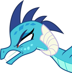 Size: 4000x4094 | Tagged: safe, artist:radomila radon, princess ember (mlp), dragon, fictional species, reptile, western dragon, feral, friendship is magic, hasbro, my little pony, .svg available, absurd resolution, angry, dragoness, female, horns, on model, scales, shrunken pupils, simple background, solo, solo female, teeth, transparent background, vector