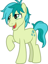 Size: 4000x5314 | Tagged: safe, artist:radomila radon, sandbar (mlp), earth pony, equine, fictional species, mammal, pony, feral, friendship is magic, hasbro, my little pony, .svg available, absurd resolution, cute, male, older, simple background, solo, solo male, stallion, tail, transparent background, vector