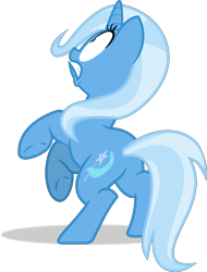 Size: 6218x8170 | Tagged: safe, artist:ambassad0r, artist:thatusualguy06, trixie (mlp), equine, fictional species, mammal, pony, unicorn, feral, friendship is magic, hasbro, my little pony, .svg available, 2020, absurd resolution, bipedal, female, horn, mare, on model, shadow, simple background, solo, solo female, tail, transparent background, vector
