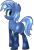 Size: 1275x1890 | Tagged: safe, artist:january3rd, oc, oc only, oc:double colon, equine, fictional species, mammal, pony, unicorn, feral, friendship is magic, hasbro, my little pony, 2015, alpha channel, blue fur, blue hair, butt, clothes, commission, cute, cutie mark, cyan eyes, eyebrow through hair, eyebrows, female, fur, green eyes, hair, hooves, horn, looking back, simple background, socks, solo, solo female, tail, transparent background