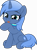 Size: 5000x6772 | Tagged: safe, artist:jhayarr23, part of a set, oc, oc only, oc:double colon, equine, fictional species, mammal, pony, unicorn, feral, friendship is magic, hasbro, my little pony, absurd resolution, behaving like a cat, blue fur, blue hair, collar, commission, cutie mark, cyan eyes, female, fluff, fur, hair, hooves, horn, licking, simple background, sitting, solo, solo female, tail, tongue, tongue out, transparent background, ych result