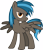 Size: 7103x8192 | Tagged: safe, artist:djdavid98, oc, oc only, oc:going lucky, equine, fictional species, mammal, pegasus, pony, feral, friendship is magic, hasbro, my little pony, 2015, absurd resolution, art trade, blue eyes, blue hair, cutie mark, hair, heterochromia, hooves, looking at you, male, simple background, solo, solo male, spread wings, tail, transparent background, vector, wings, yellow eyes
