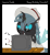 Size: 2100x2300 | Tagged: safe, artist:djdavid98, oc, oc only, oc:carbon copy, arthropod, changeling, equine, fictional species, mammal, pony, feral, friendship is magic, hasbro, my little pony, 2020, birthday gift, blue eyes, border, cable, clothes, colored lineart, computer, glasses, green hair, hat, high res, hooves, horn, male, screwdriver, screws, simple background, solo, solo male, table, tail, text, transparent background, wings