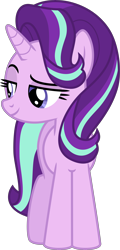 Size: 4000x8337 | Tagged: safe, artist:radomila radon, starlight glimmer (mlp), equine, fictional species, mammal, pony, unicorn, feral, friendship is magic, hasbro, my little pony, .svg available, absurd resolution, dreamworks face, female, horn, mare, on model, simple background, solo, solo female, tail, transparent background, vector
