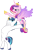 Size: 479x727 | Tagged: safe, artist:wcctnoam, princess cadence (mlp), shining armor (mlp), alicorn, equine, fictional species, mammal, pony, unicorn, feral, friendship is magic, hasbro, my little pony, bipedal, crown, cutie mark, duo, feathered wings, feathers, female, horn, male, mare, regalia, simple background, spread wings, tail, transparent background, vector, wings, yeet