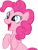 Size: 3835x4988 | Tagged: safe, artist:wcctnoam, pinkie pie (mlp), earth pony, equine, fictional species, mammal, pony, feral, friendship is magic, hasbro, my little pony, absurd resolution, female, happy, mare, open mouth, simple background, solo, solo female, tail, transparent background, vector