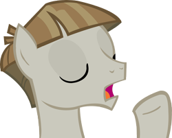 Size: 4631x3729 | Tagged: safe, artist:wcctnoam, mudbriar (mlp), earth pony, equine, fictional species, mammal, pony, feral, friendship is magic, hasbro, my little pony, absurd resolution, male, one hoof raised, simple background, solo, solo male, stallion, transparent background, vector