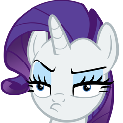 Size: 3000x3000 | Tagged: safe, artist:wcctnoam, rarity (mlp), equine, fictional species, mammal, pony, unicorn, feral, friendship is magic, hasbro, my little pony, female, high res, horn, mare, simple background, solo, solo female, tail, transparent background, vector