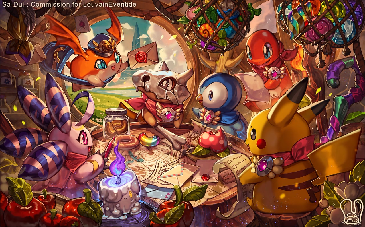 patamon, penguin, pikachu, piplup, reptile, rodent, feral, digimon, nintend...