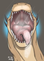 Size: 920x1280 | Tagged: suggestive, artist:zeezy, oc, oc only, oc:evalion (evalion), dragon, fictional species, reptile, scaled dragon, western dragon, feral, bust, fog, front view, glass, mawshot, open mouth, portrait, pressed against glass, solo, tongue, tongue out