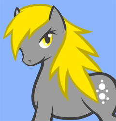 Size: 449x468 | Tagged: safe, artist:atticus83, derpy hooves (mlp), earth pony, equine, fictional species, mammal, pony, feral, cc by-nc-nd, creative commons, friendship is magic, hasbro, my little pony, female, low res, mare, race swap, solo, solo female, tail