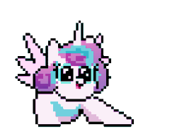 Size: 630x486 | Tagged: safe, artist:2snacks, princess flurry heart (mlp), alicorn, equine, fictional species, mammal, pony, feral, friendship is magic, hasbro, my little pony, adorawat, animated, baby, cute, dancing, female, filly, foal, get stick bugged lol, gif, horn, meme, simple background, solo, solo female, transparent background, wat, wings, young